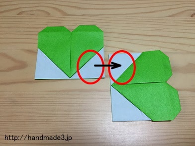四つ葉のクローバーの折り方 幸運のシンボルを折り紙で